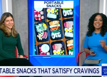 Robin appears on New York's WPIX 11 to discuss healthy snacks on the go
